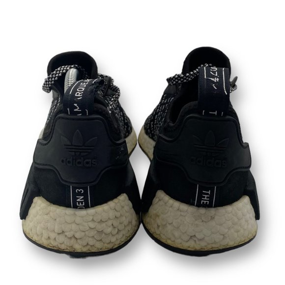 Adidas S76519 Boost NMD R1 Blackout Lace-up Running Sneakers Size 8.5 Men's - Picture 7 of 8